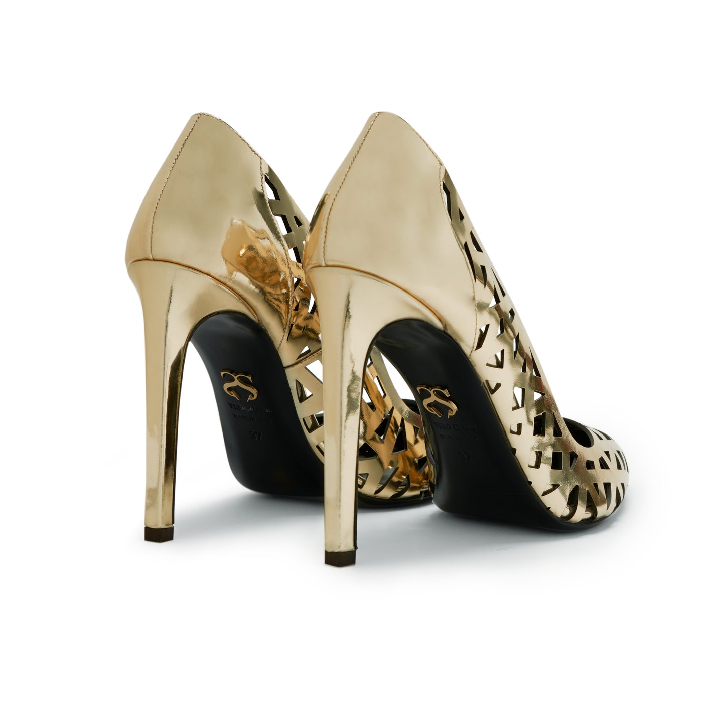 Aurora Pump - Gold with cutouts