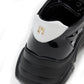 Perla Sneaker- Black with White cutouts
