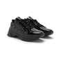 Perla Sneaker- Black with White cutouts
